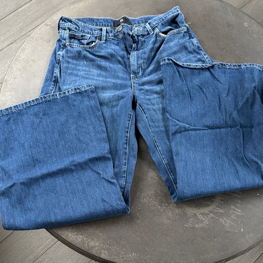 Banana Republic Blue Flare & Wide Leg Jeans (Petite)